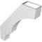 Ekena Millwork 4-in. W x 20-in. D x 26-in. H Balboa Architectural Grade PVC Knee Brace BRCP04X20X26BOA - alternate 6